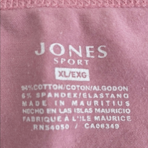 Jones Sport Pink Sleeveless Tank Top - Picture 3 of 3